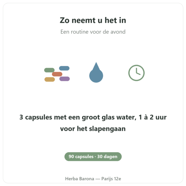 Pure Zen Nutripure 90 capsules gebruik Paris Herba Barona