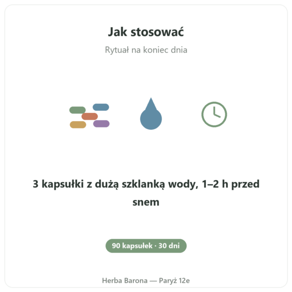 Pure Zen Nutripure 90 kapsułek stosowanie Paris Herba Barona