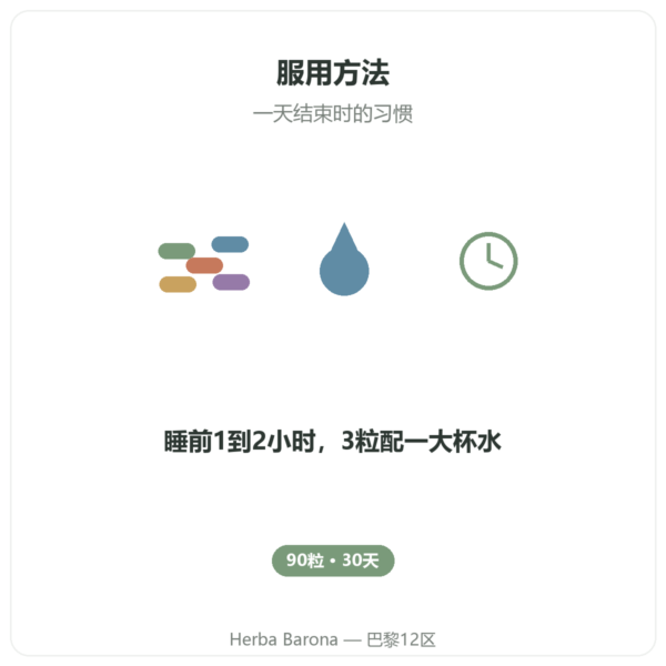 Nutripure Pure Zen 90粒胶囊 使用方法 Paris Herba Barona