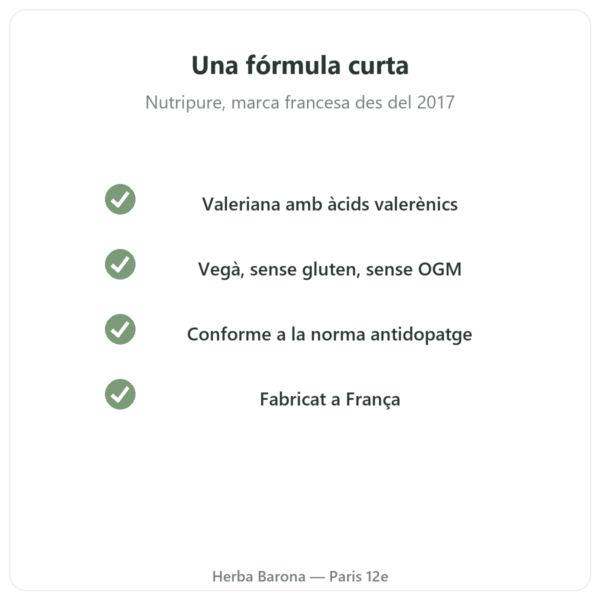 Pure Zen Nutripure 90 càpsules qualitat Paris Herba Barona
