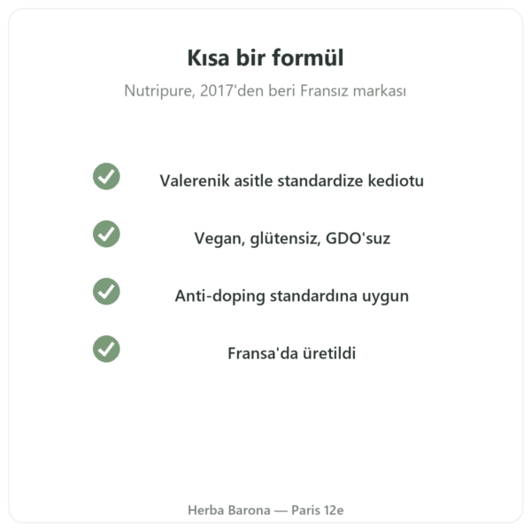Pure Zen Nutripure 90 kapsül kalite Paris Herba Barona