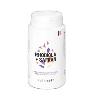 Rhodiola Rosea et Safran Nutripure 1200 mg 60 gélules Paris Herba Barona
