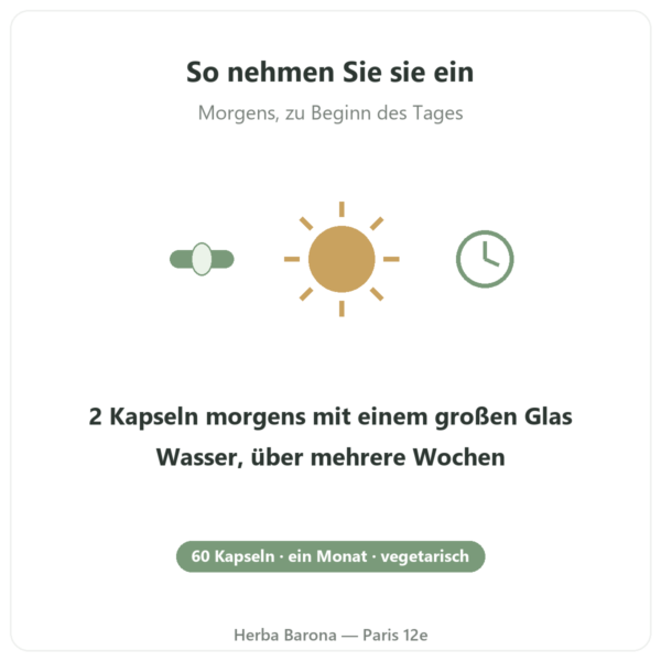 Rhodiola Rosea und Safran Nutripure 60 Kapseln Anwendung Paris Herba Barona