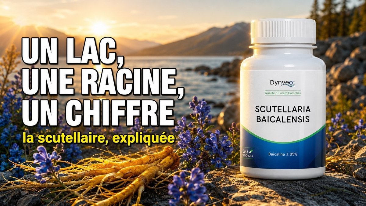 Vidéo Scutellaire Scutellaria Baicalensis 500mg Paris Herba Barona