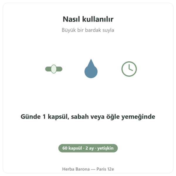 Saf Shilajit – Dynveo – fulvik asit – 60 kapsül kullanım Paris Herba Barona