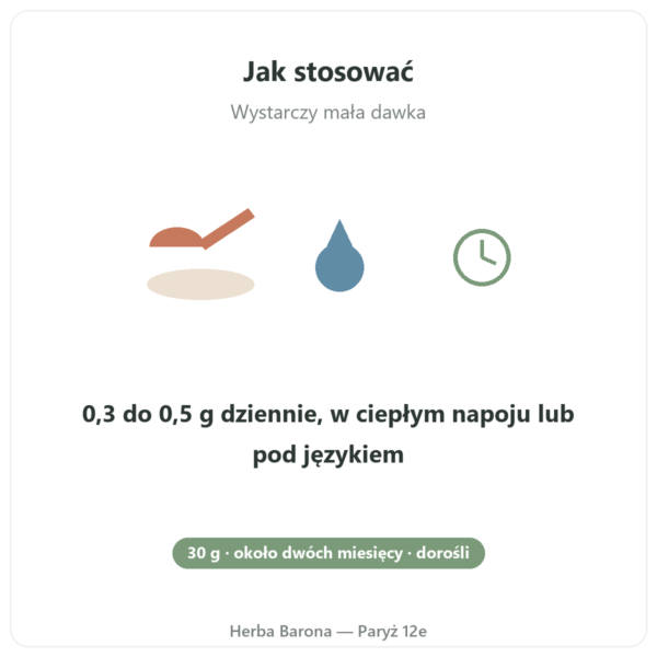 Shilajit Feel Pure stosowanie Paris Herba Barona
