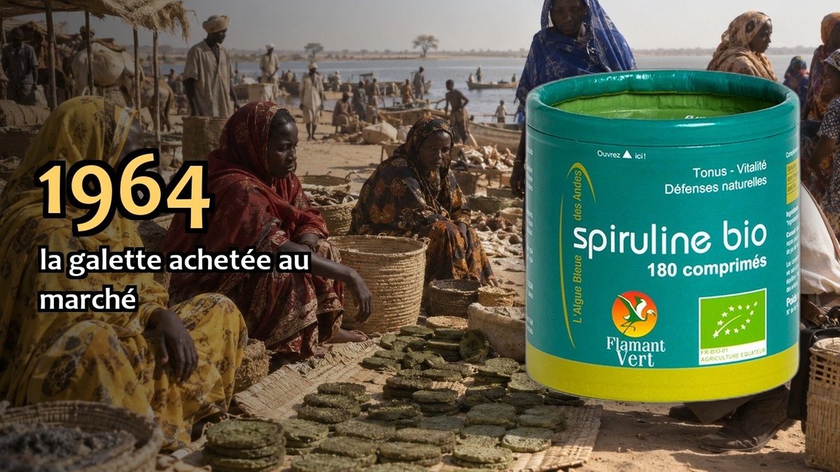 Vidéo Spiruline 180 comprimés Flamant Vert Paris Herba Barona