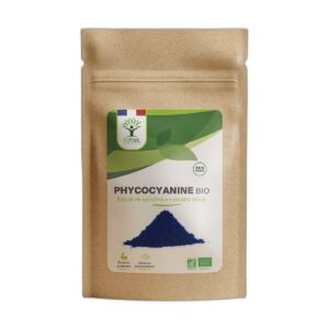 Spiruline bleue phycocyanine poudre bio 50 g Bioptimal Paris Herba Barona