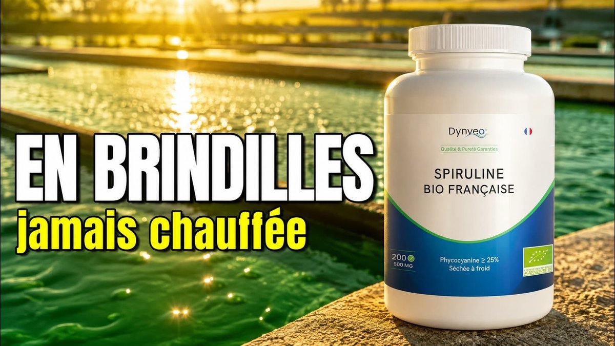 Vidéo Spiruline en brindilles Spiruline Française BIO Paris Herba Barona