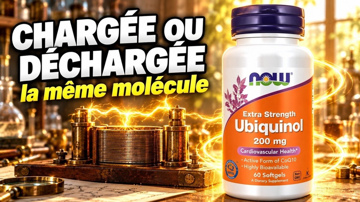 Vidéo Ubiquinol Kaneka 200 mg Now Foods Paris Herba Barona