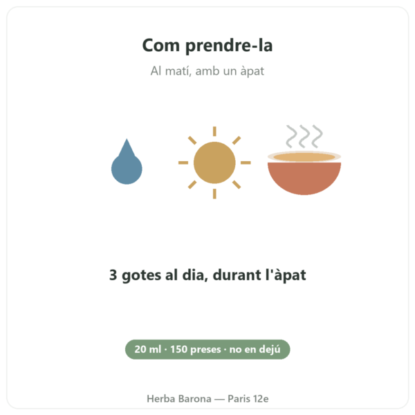 Vitamina D3 + K2-MK7 3000 UI Nutripure 20 ml mode d'ús Paris Herba Barona
