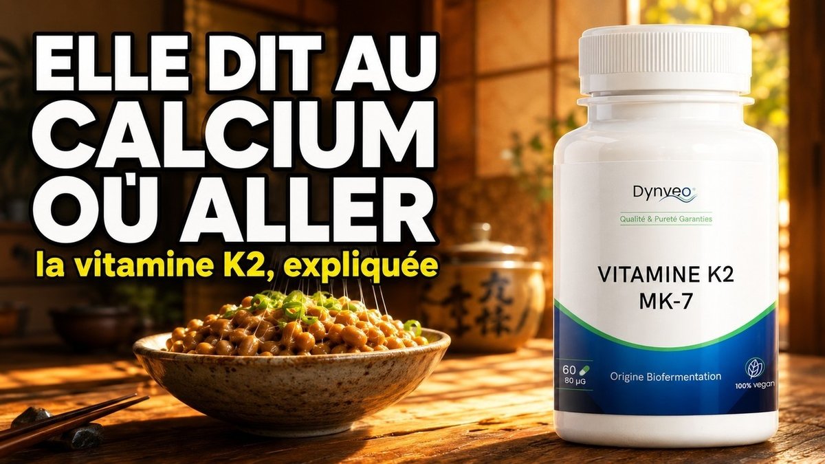 Vidéo Vitamine K2 MK7 Paris Herba Barona