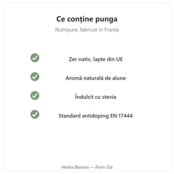 Whey Isolate Alune Nutripure – 750 g calitate Paris Herba Barona