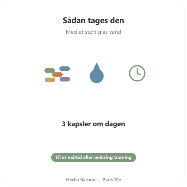 Active Curcumine Nutripure 90 kapsler anvendelse Paris Herba Barona