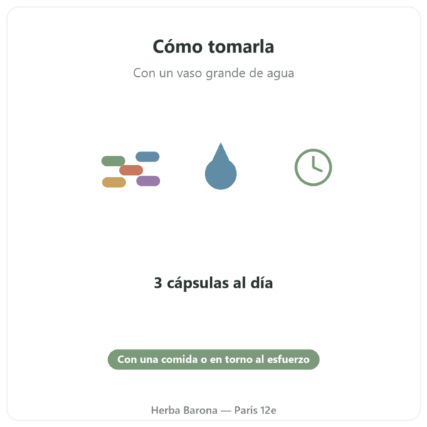 Active Curcumine Nutripure 90 cápsulas modo de empleo Paris Herba Barona