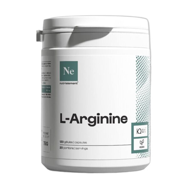 L-Arginine base Nutrimuscle Nutrielement 3180 mg 120 gélules Paris Herba Barona