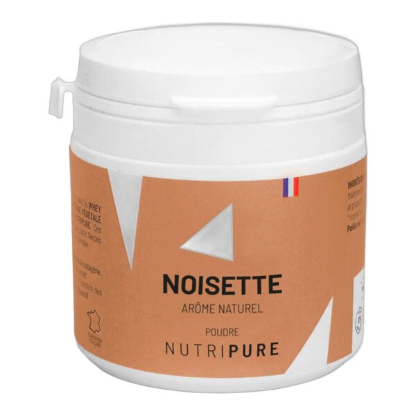 Arôme naturel noisette Nutripure en poudre pour whey et peptides pot 50 g Paris Herba Barona