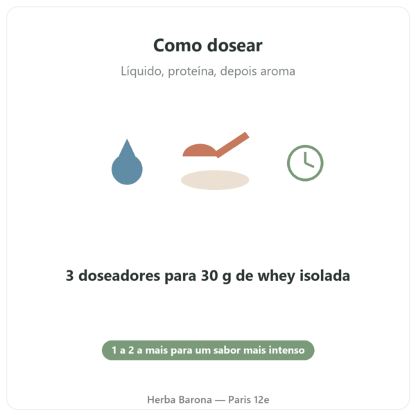 Aroma natural de avelã Nutripure 50 g modo de utilização Paris Herba Barona
