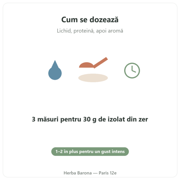 Aromă naturală de alune de pădure Nutripure 50 g mod de utilizare Paris Herba Barona