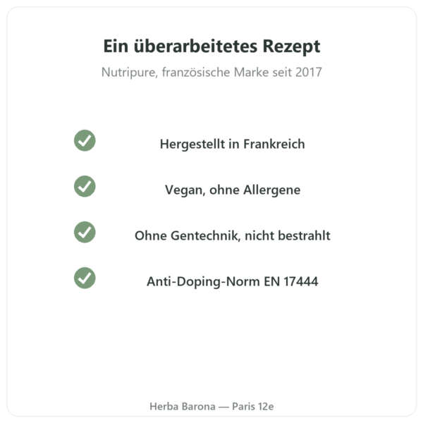 Nutripure natürliches Haselnuss-Aroma 50 g Qualität Paris Herba Barona