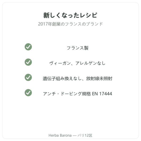 Nutripure 天然ヘーゼルナッツフレーバー 50 g 品質 Paris Herba Barona