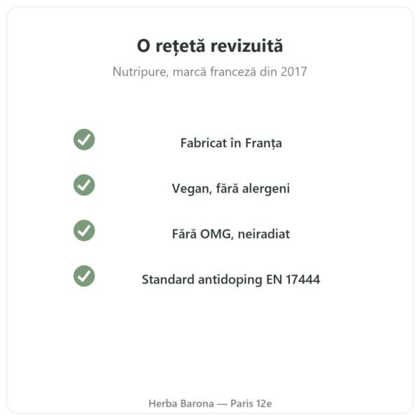 Aromă naturală de alune de pădure Nutripure 50 g calitate Paris Herba Barona