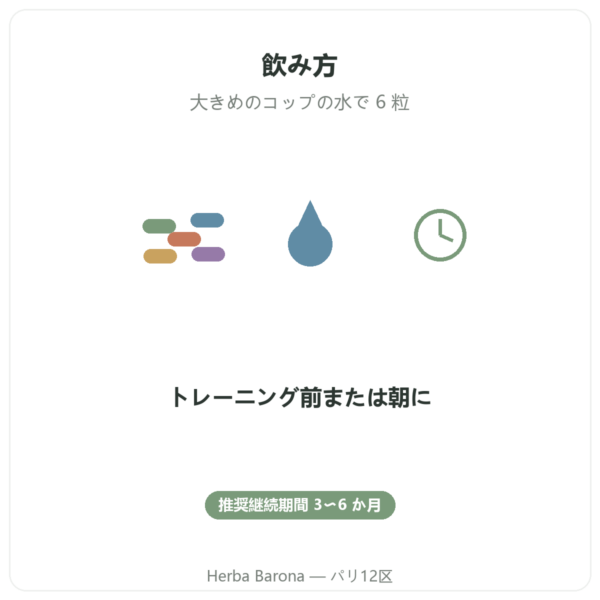 BCAA 2.1.1 Nutripure 180 カプセル 飲み方 Paris Herba Barona