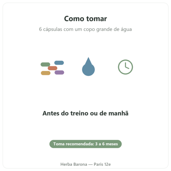 BCAA 2.1.1 Nutripure 180 cápsulas modo de utilização Paris Herba Barona