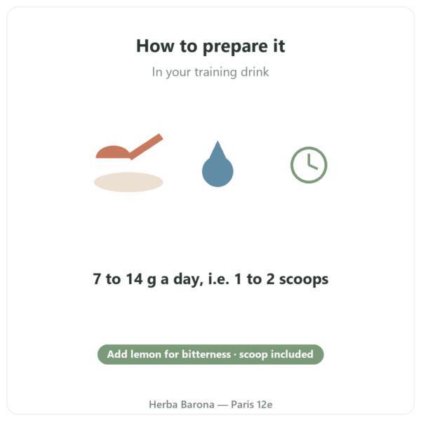 BCAA 2.1.1 Nutripure powder 220 g how to use Paris Herba Barona