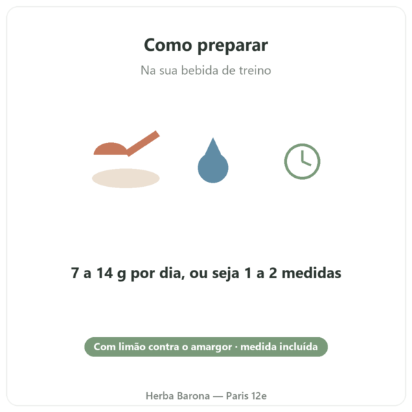 BCAA 2.1.1 Nutripure em pó 220 g modo de utilização Paris Herba Barona