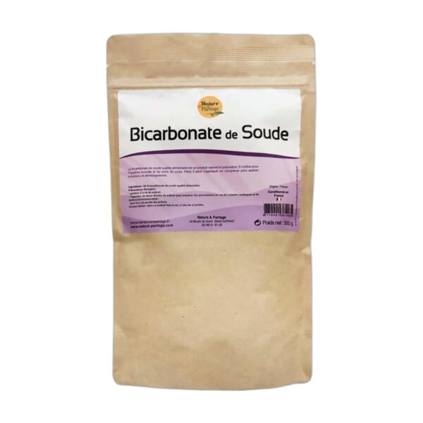 Bicarbonate de soude alimentaire Nature et Partage 500 g Paris Herba Barona
