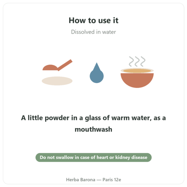 Food-Grade Baking Soda 500 g – Nature et Partage how to use Paris Herba Barona