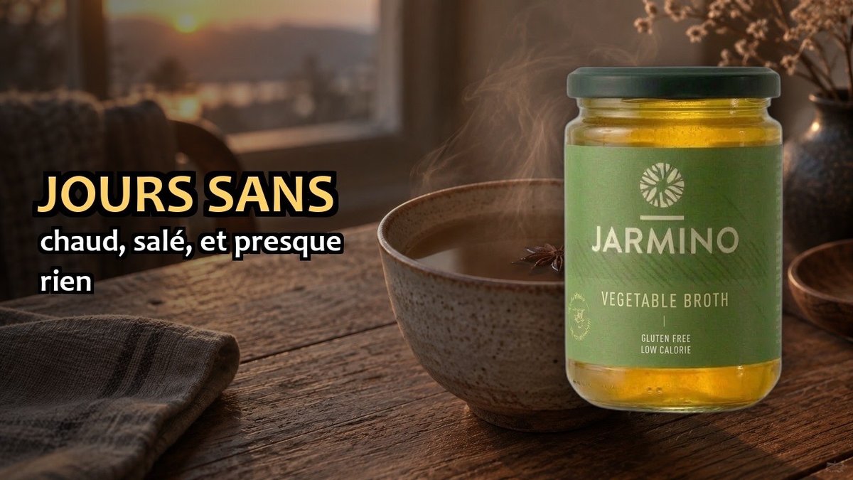 Vidéo Bouillon de légumes bio Jarmino Bouillon de légumes bio 350 ml Paris Herba Barona