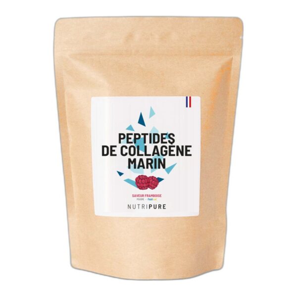 Collagène marin framboise Nutripure Naticol 10 g par dose sachet 310 g Paris Herba Barona