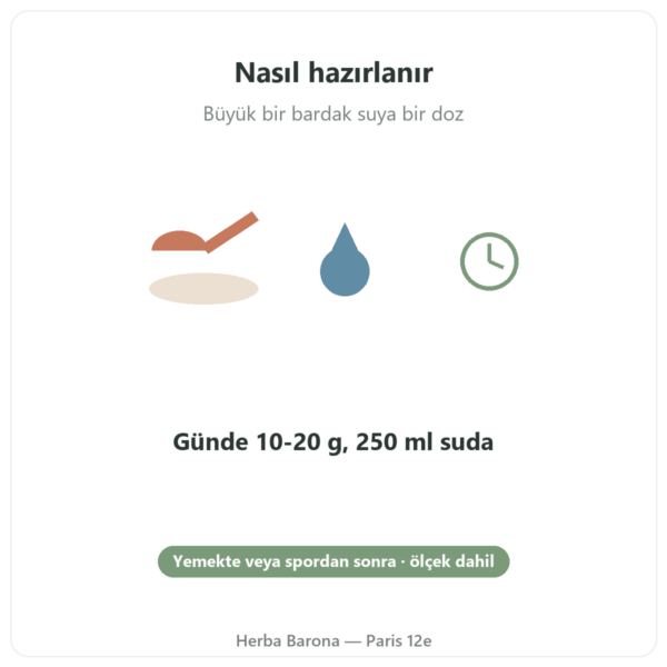Ahududu Aromalı Deniz Kolajeni Nutripure 310 g kullanım şekli Paris Herba Barona