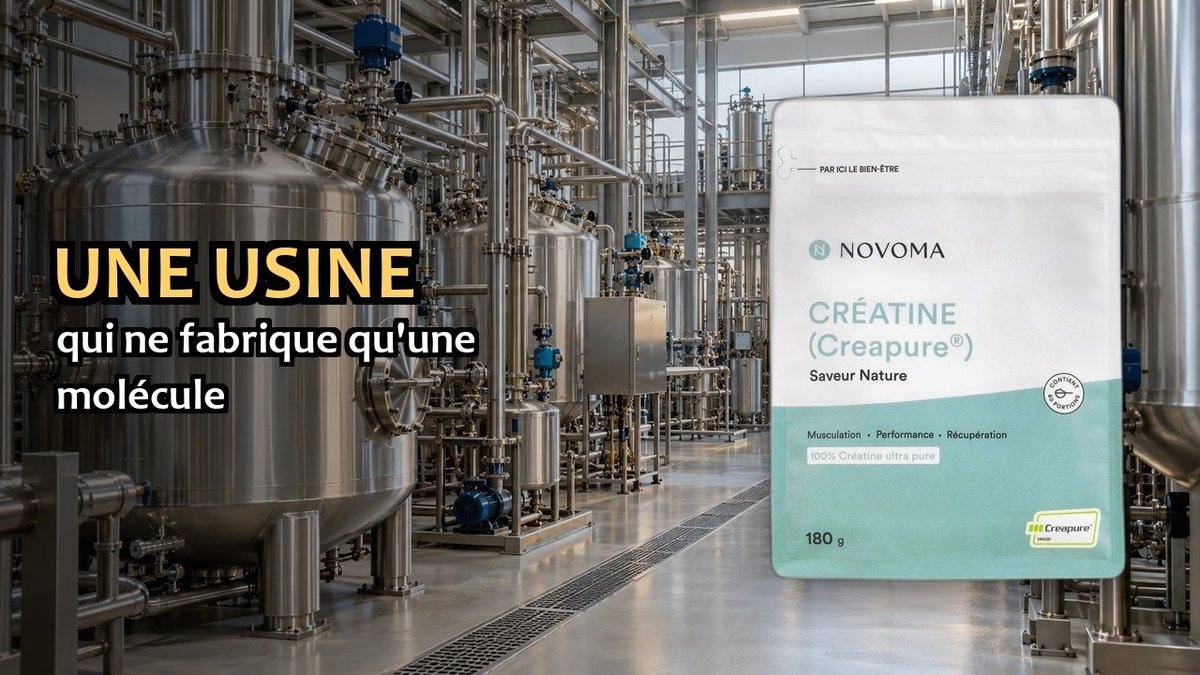 Vidéo Créatine Creapure Novoma Créatine Creapure en Poudre 180 g Paris Herba Barona