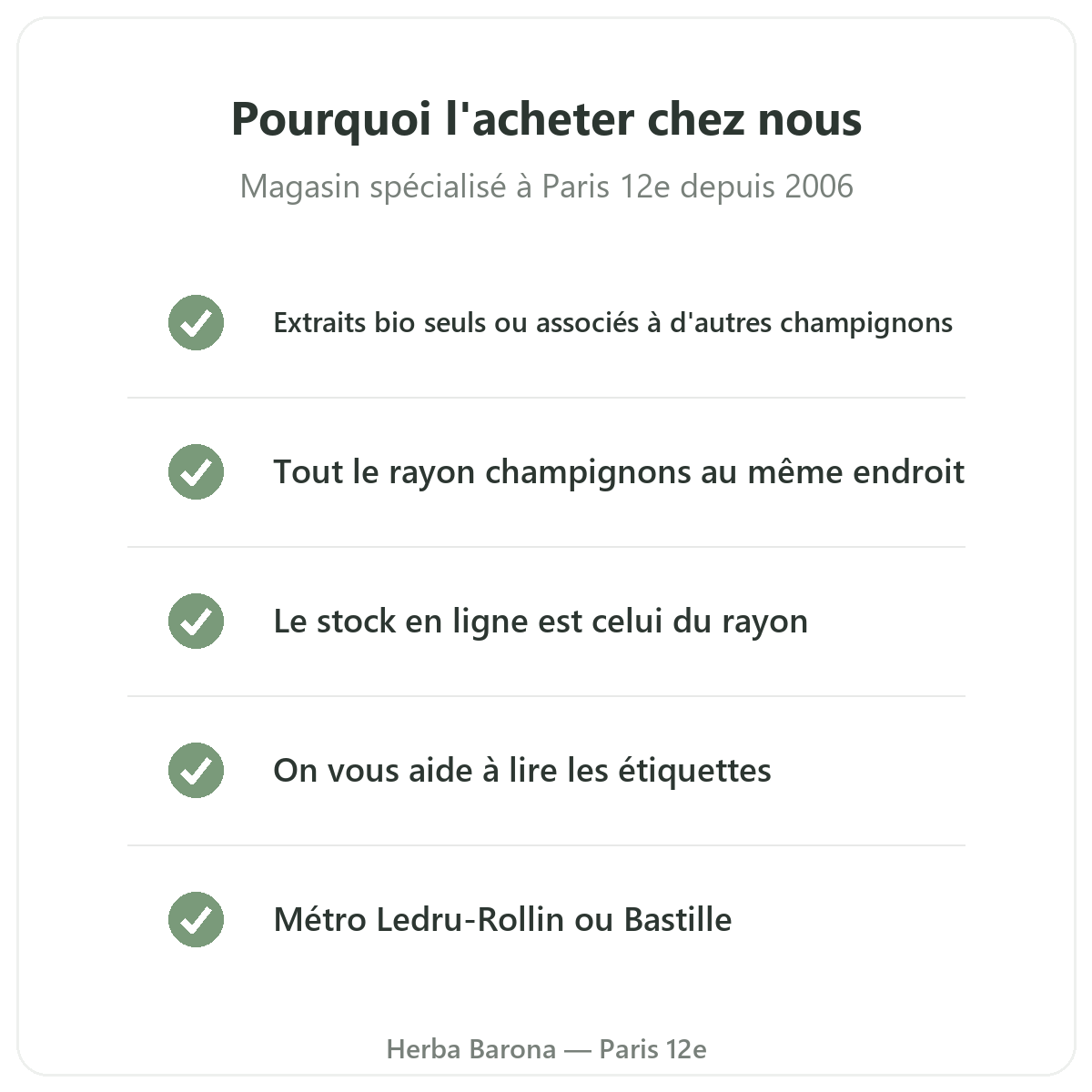 Crinière de lion à Paris : pourquoi l'acheter chez Herba Barona Paris 12e