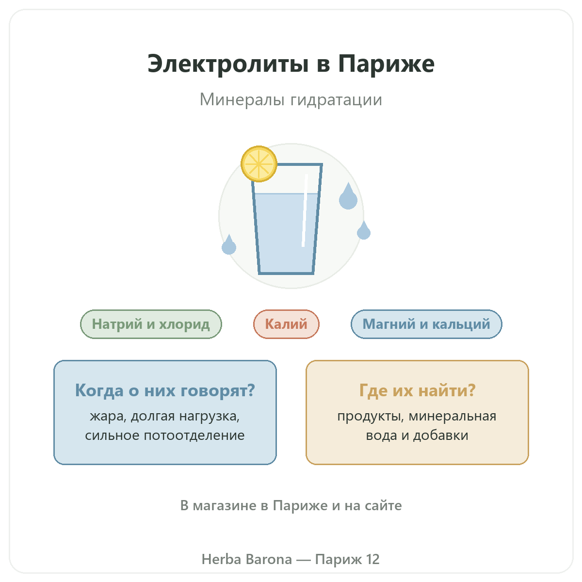 Электролиты Herba Barona