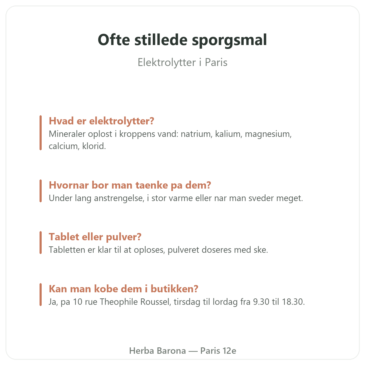 Elektrolytter Herba Barona