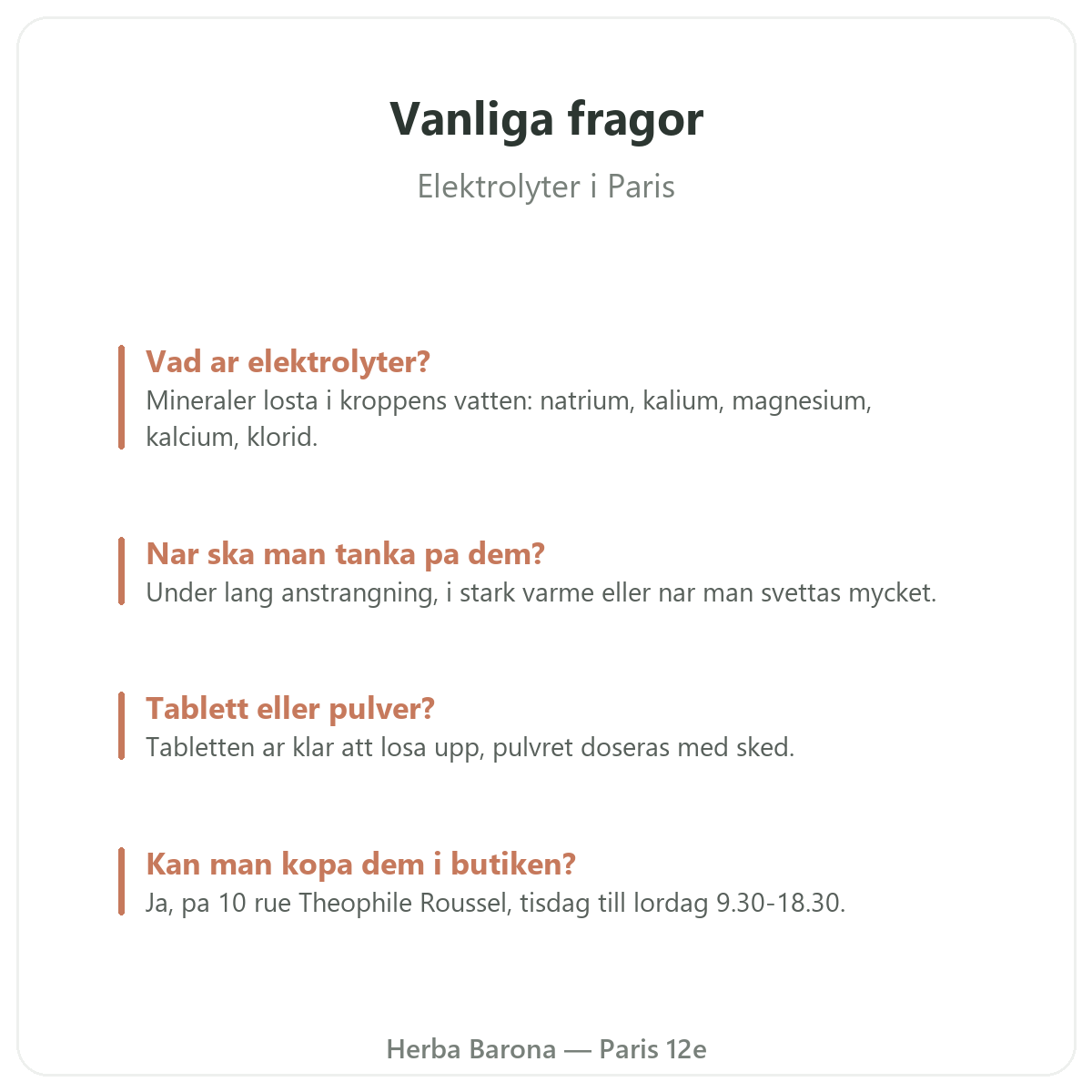 Elektrolyter Herba Barona