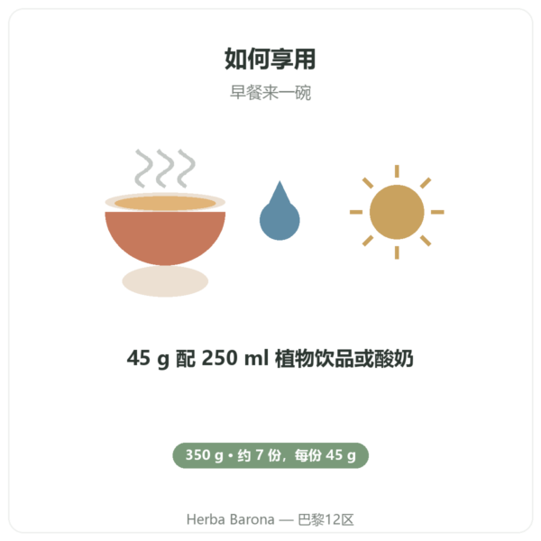 Pure Granola 有机香蕉腰果 Nutripure 350 g 食用方法 Paris Herba Barona