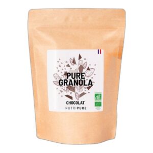 Pure Granola chocolat bio Nutripure sarrasin et pépites de chocolat noir sachet 350 g Paris Herba Barona