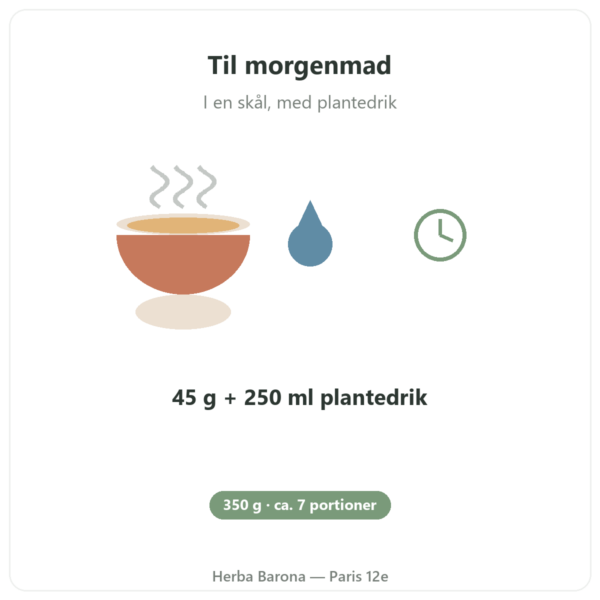 Pure Granola Flerkorn økologisk Nutripure 350 g brug Paris Herba Barona