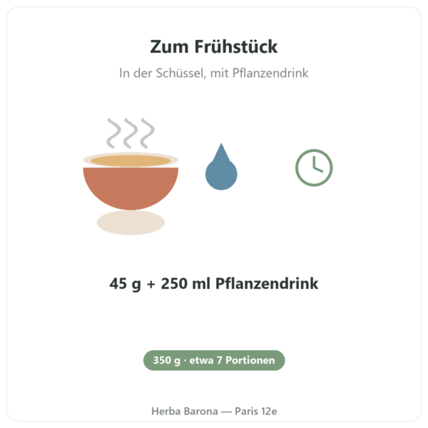 Pure Granola Mehrkorn Bio Nutripure 350 g Zubereitung Paris Herba Barona