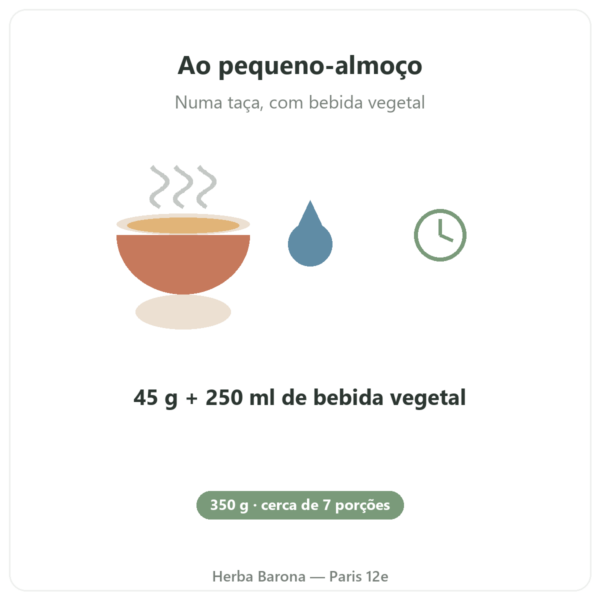 Pure Granola Multicereais biológico Nutripure 350 g modo de utilização Paris Herba Barona