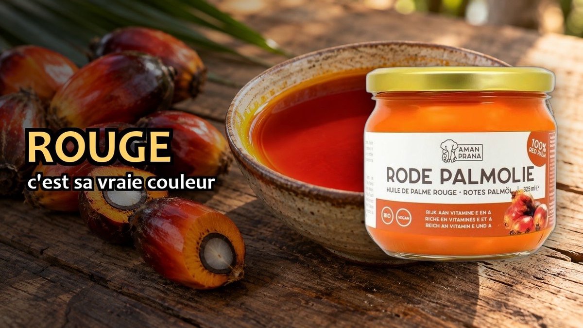 Vidéo Huile de palme rouge bio Amanprana Paris Herba Barona