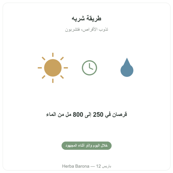 Hydrapure إلكتروليتات من Nutripure – نكهة الفواكه الاستوائية – 30 قرصًا طريقة الاستعمال Paris Herba Barona