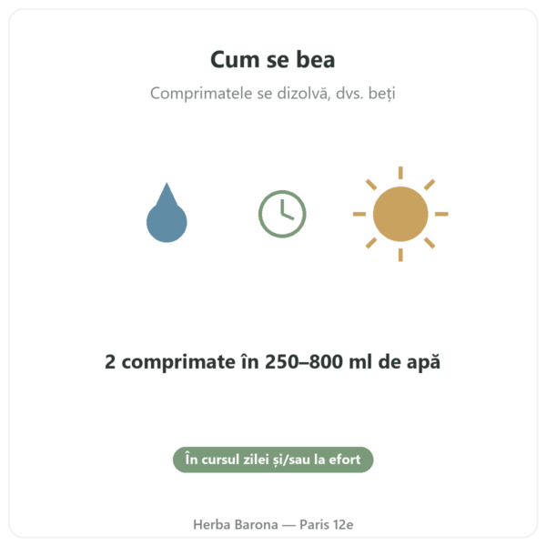 Hydrapure electroliți Nutripure – fructe exotice – 30 de comprimate efervescente mod de utilizare Paris Herba Barona