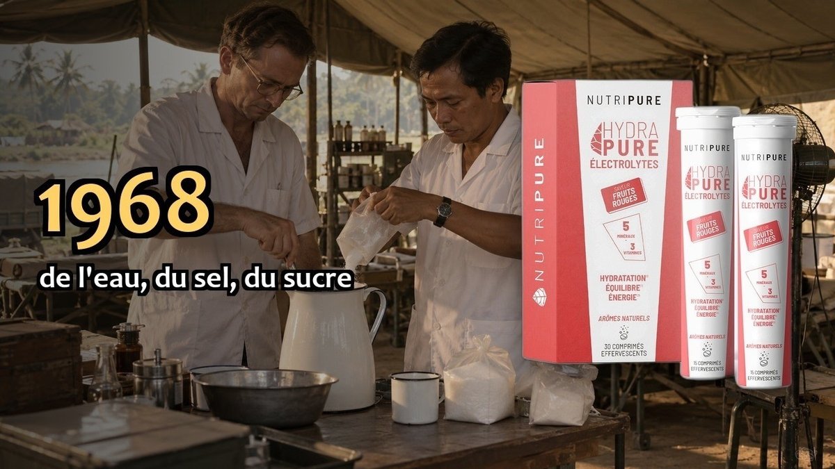 Vidéo Hydrapure électrolytes Nutripure Paris Herba Barona