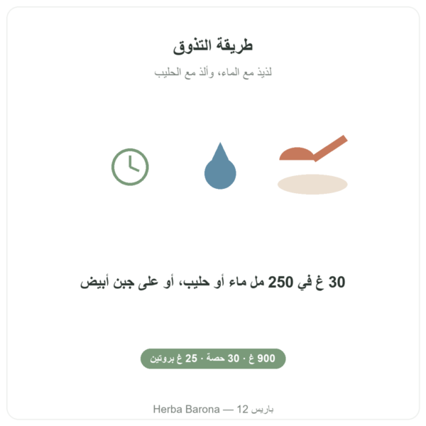 الواي المعزول الأصلي بالتوت الأزرق Greenwhey 900 غ طريقة الاستعمال Paris Herba Barona